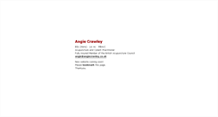 Desktop Screenshot of angiecrawley.co.uk